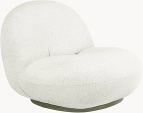 Poltrona da giardino girevole in bouclé Pacha