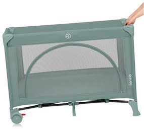 Lionelo - Lettino da viaggio LAURA Verde Salvia