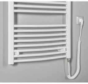 Aqualine - Radiatore elettrico da bagno ORBIT-E 300W/230V 96 cm bianco arrotondato