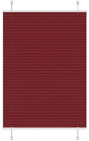 Tenda Plissettata Rosso Bordeaux 100x150 Cm Larghezza Tessuto /