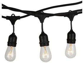 Catena luminosa per esterni STRING 5m 10xE27/40W/230V IP54