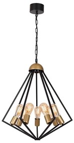 Lampadario su catena ALI 7xE27/60W/230V