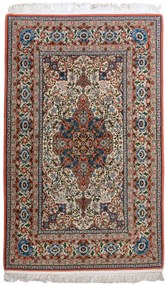 Isfahan Tappeto persiano 130x210 Beige (Iran) Annodato A Mano