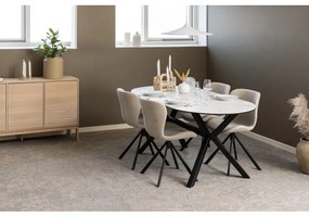 Sedie da pranzo color crema in set di 2 Batilda - Actona