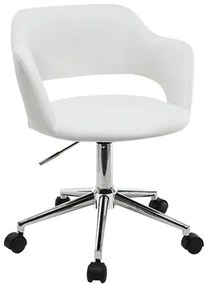 Sedia da ufficio design bianco JESSY