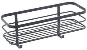 Mensola da parete nera per il bagno Origin - Metaltex