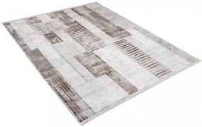 Tappeto vintage di design con motivi geometrici nei toni del marrone Larghezza: 160 cm | Lunghezza: 230 cm