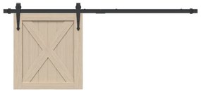 Kit Mini Anta Scorrevole Armadio İn Acciaio Al Carbonio 122 Cm /