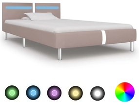 Giroletto Con Led Senza Materasso Cappuccino 90x200 Cm /