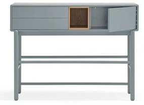 Tavolo consolle blu-grigio 35x120 cm Corvo - Teulat