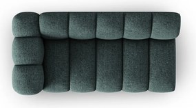 Divano componibile turchese (con penisola a sinistra) Lupine – Micadoni Home