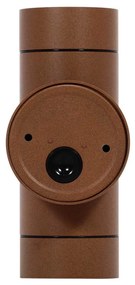 Applique Cilindrica Bidirezionale IP65 GU10 Corten Colore Corten