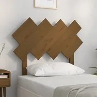 Testiera per Letto Miele 92x3x81 cm in Legno Massello di Pino cod mxl 46157