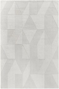 Tappeto in lana con motivo in rilievo Ursule