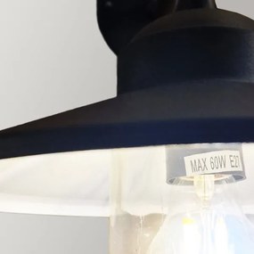 Elstead KLAMPENBORG-BK- Lampada da esterno KLAMPENBORG 1xE27/60W/230V IP44 nera