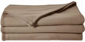 Coperta Poyet  Motte Poleco 100 % poliestere 240 x 260 cm Taupé