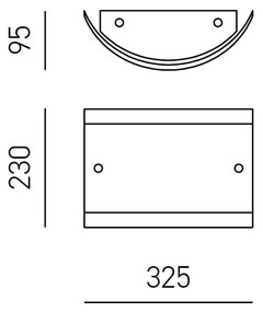 Plafoniera Contemporanea Lecce Metallo Cromo Vetro Bianco 2 Luci E27 32,5Cm