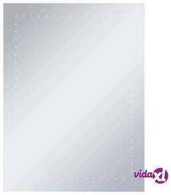 vidaXL Specchio da Parete a LED per Bagno 60x80 cm