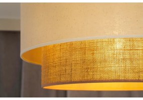 Duolla - Lampadario a sospensione con filo BOHO 1xE27/15W/230V diametro 60 cm beige/marrone