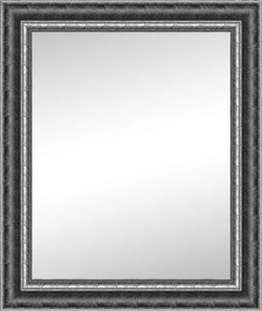 Specchio rettangolare in legno nero 92 x 132 cm