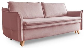 Divano rosa chiaro 225 cm Charming Charlie - Miuform