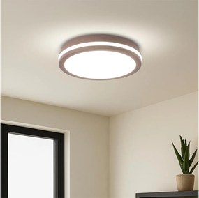 Brilagi - plafoniera da esterno a LED BENE LED/24W/230V Ø 26 cm marrone IP54