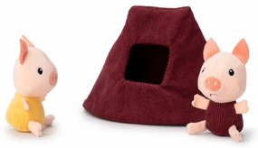 Lilliputiens - Le case del lupo e i 3 porcellini in tessuto