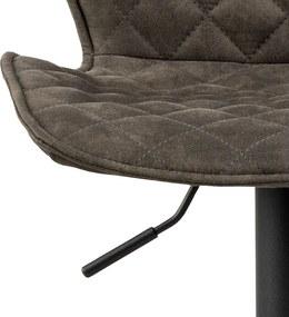 Set di 2 sgabelli girevoli da bar verde scuro 116 cm Naomi - Actona