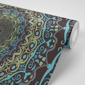 Carta da parati autoadesiva – Mandala astratta in stile vintage
