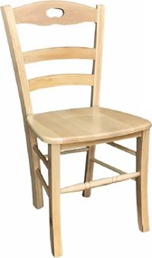 Sedia da cucina con seduta legno LOIRE Naturale SET 2 PZ