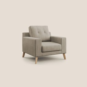 Danish poltroncina in tessuto morbido impermeabile T02 beige