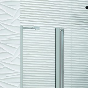 Doccia nicchia 120cm battente con 2 fissi laterali KPX6000 - KAMALU