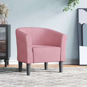 Poltrona Cabriolet Rosa İn Velluto /