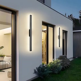 Brilagi - Lampada da parete per esterni LINEO LED/24W/230V 4000K IP65 nera