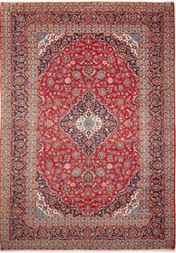 Kashan Tappeto persiano 250x360 Blu (Iran) Annodato A Mano