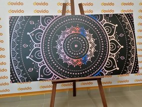 Stampa su tela – Mandala dorata
