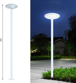 Brilagi - Palo in metallo per illuminazione esterna URBAN 3 m palo bianco