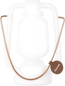 Lampada da tavolo bianca effetto fiamma 22 cm - STORM Mini
