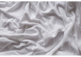 Foglio di microflanella elasticizzato bianco 180x200 cm - Jerry Fabrics