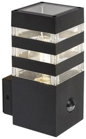 Rabalux 77025- Applique da esterno con sensore ANKARA 1xE27/12W/230V IP44