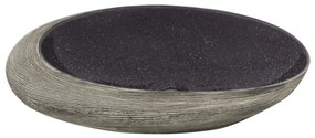 Lavabo da Appoggio Viola e Grigio Ovale 59x40x14 cm Ceramica