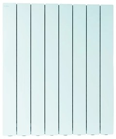 Radiatore acqua calda PRODIGE MODERN in alluminio, 8 elementi, interasse 700 mm, bianco
