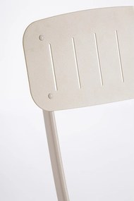 Set da pranzo da giardino beige in acciaio per 2 persone Yvonne – Bizzotto