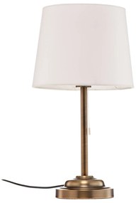 Lampada da tavolo Lindby Alomira, 52 cm, ottone