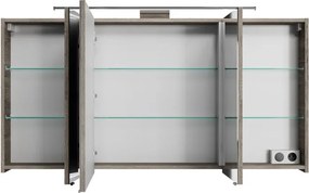 Specchio Contenitore Con Illuminazione Cassca PELIPAL legno caldo L 140 x H 70 x P 17 cm