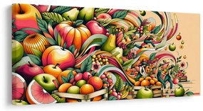 Quadro su tela – Raccolta di frutta