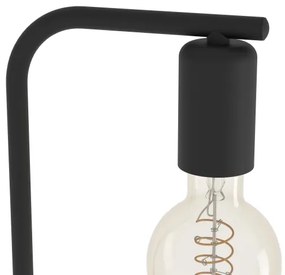 Eglo 43791 - Lampada con piedistallo CRANLEY 1xE27/40W/230V nero