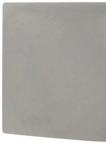 Applique da parete quadrata rustica in cemento - Alban