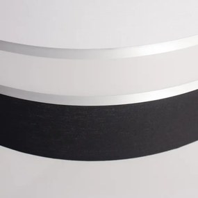 Lampadario a sospensione con filo CORAL 1xE27/60W/230V bianco e nero