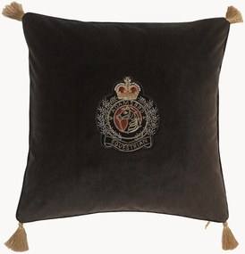 Cuscino in velluto Badge